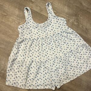 NWOT Ditsy Floral Mini Dress/Romper | SHEIN